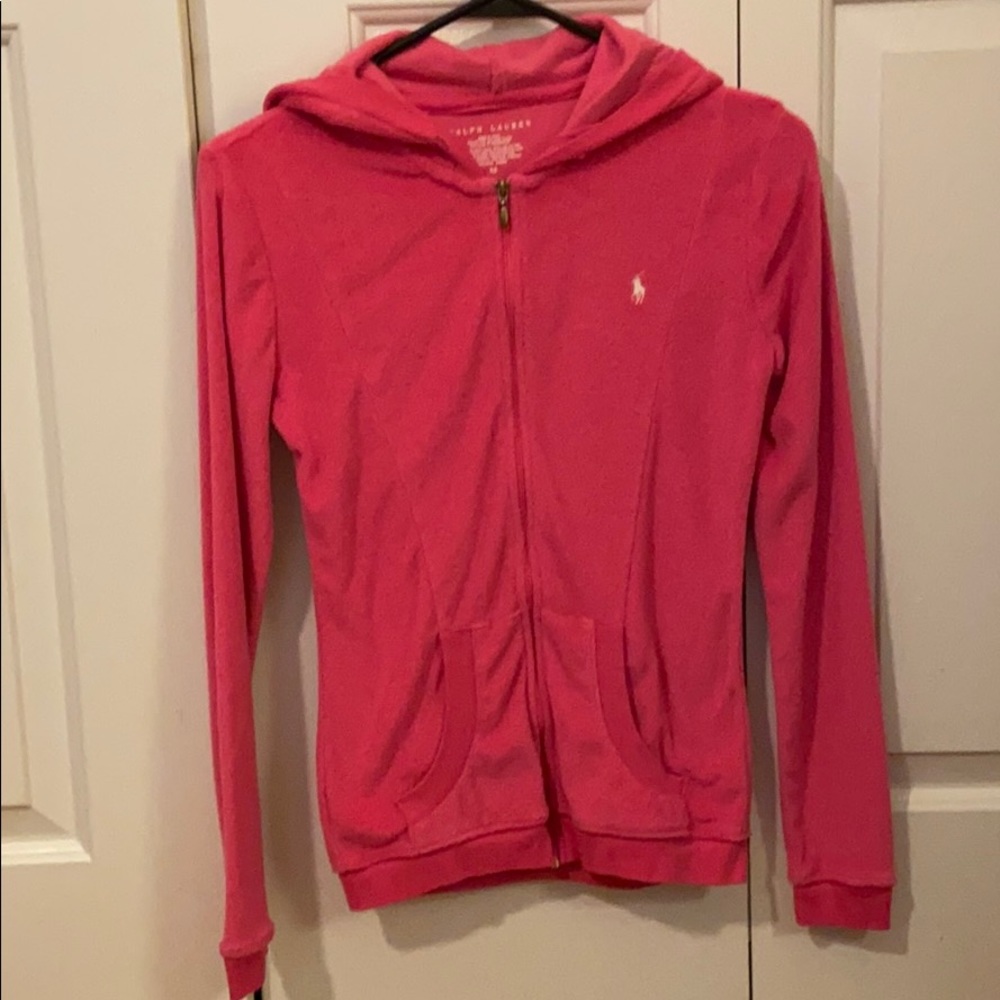 Ralph Lauren Polo Towel Zip Jacket Small